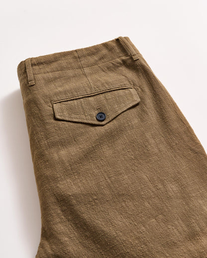 Slub Cotton Moore Short Moss Green Billy Reid