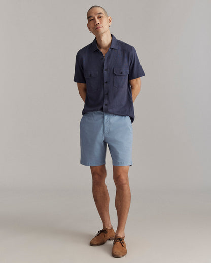 Chino Short Faded Denim Billy Reid