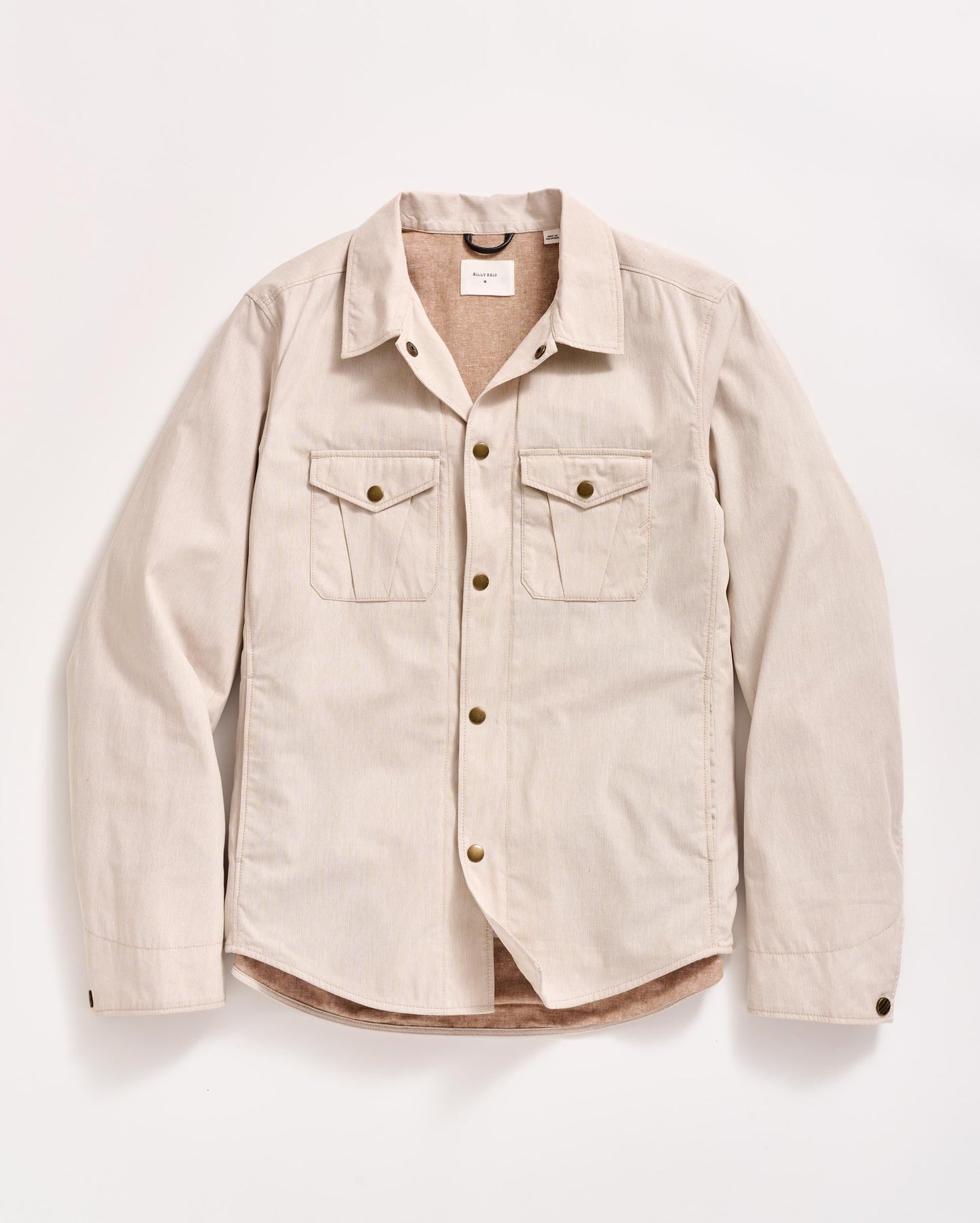 Pincord Roy Shirt Jacket Khaki/Tinted White Billy Reid