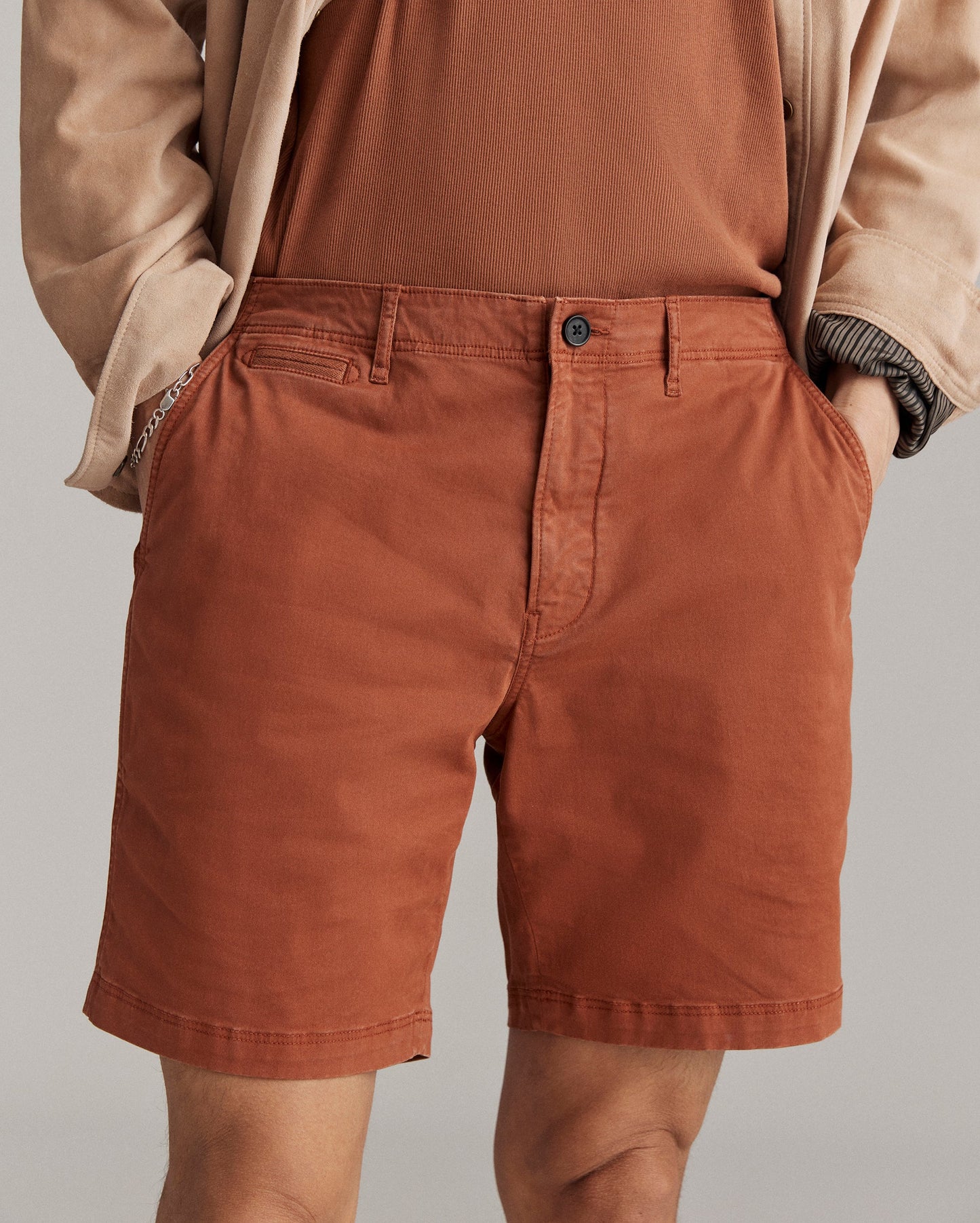 Chino Short Spice Brown Billy Reid