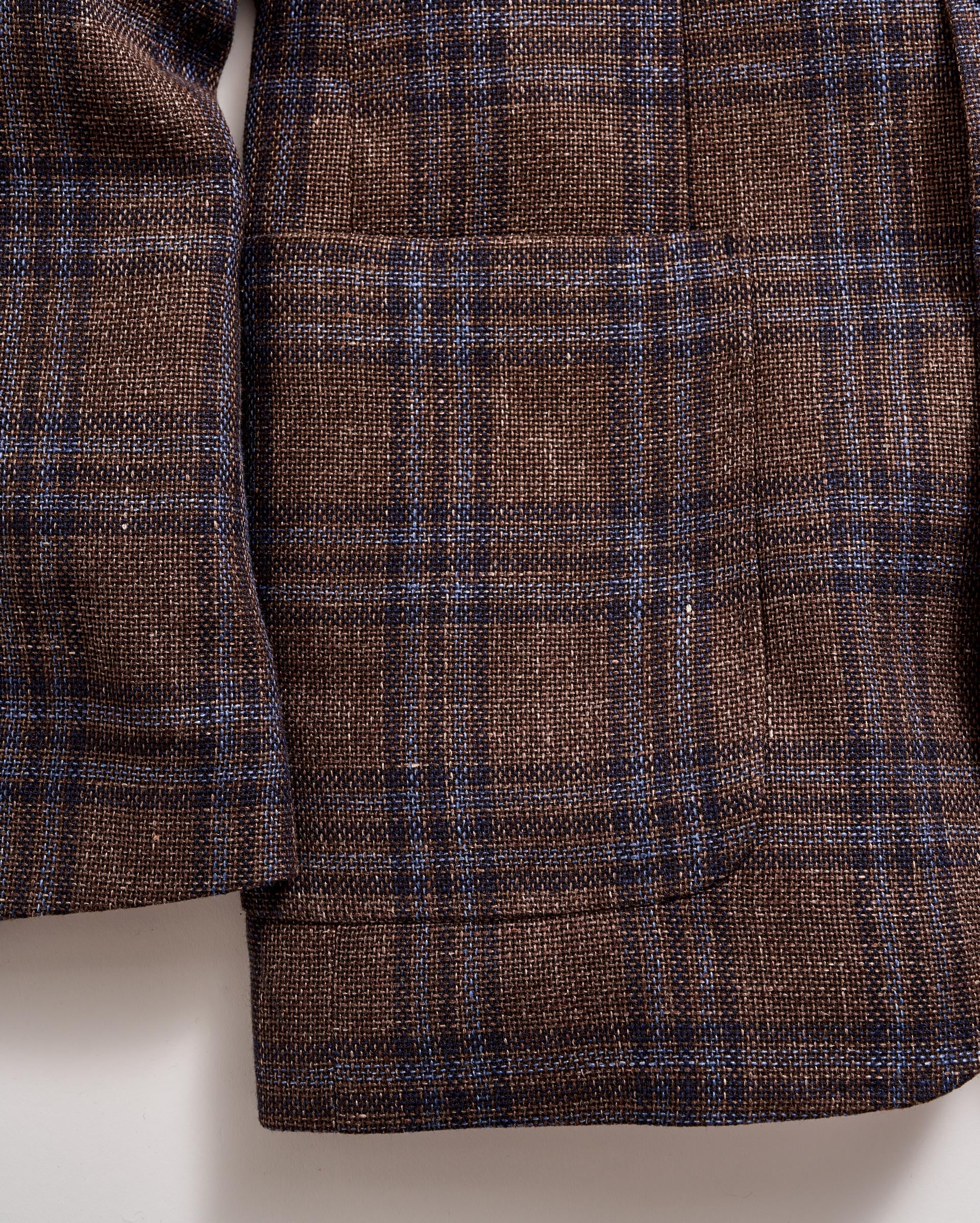 Plaid Walton Jacket Chocolate/Multi Billy Reid