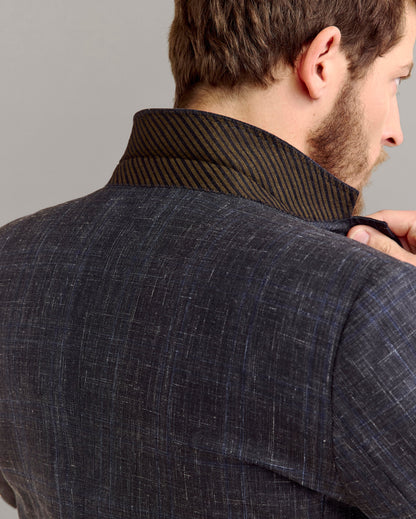 Crosshatch Walton Jacket Asphalt Billy Reid