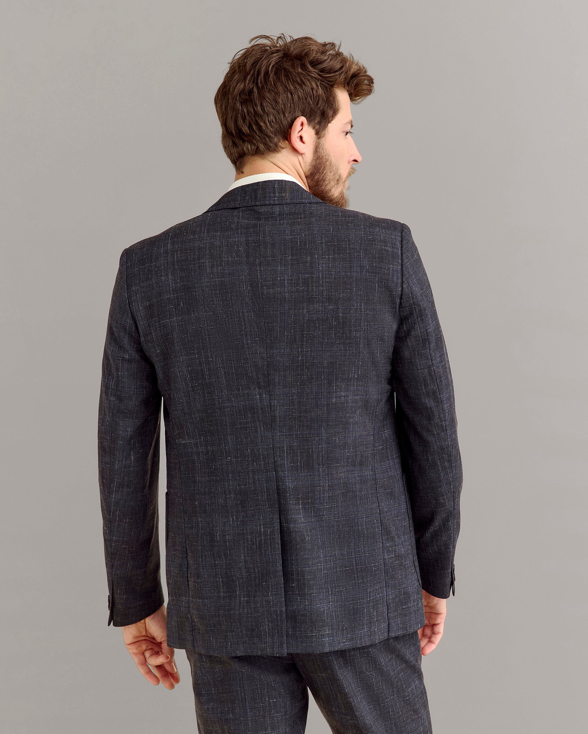 Crosshatch Walton Jacket Asphalt Billy Reid