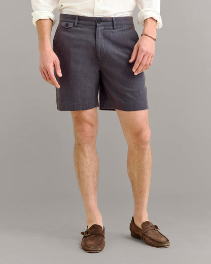 Slub Cotton Moore Short Asphalt Billy Reid