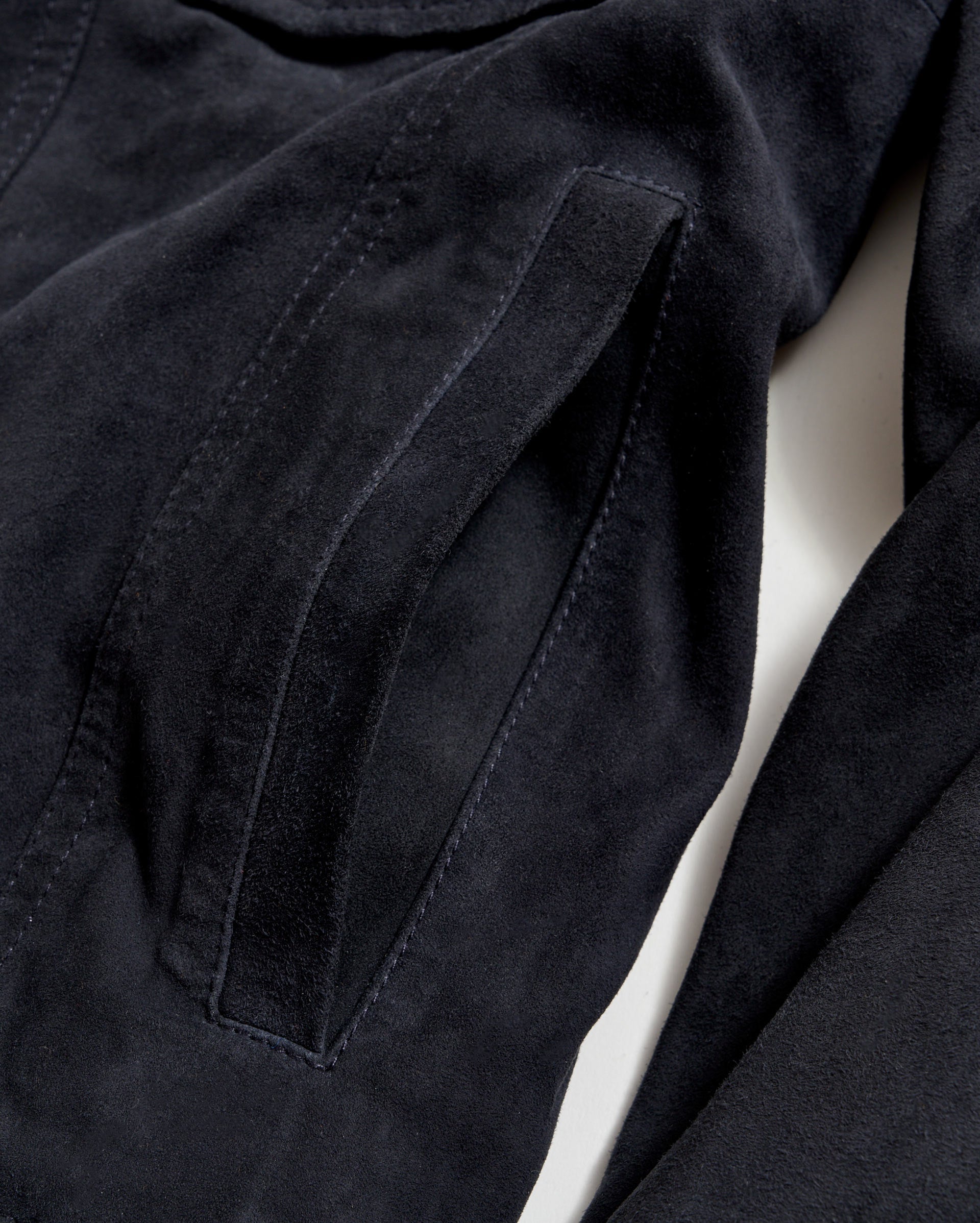 Suede Walt Jacket Navy Billy Reid