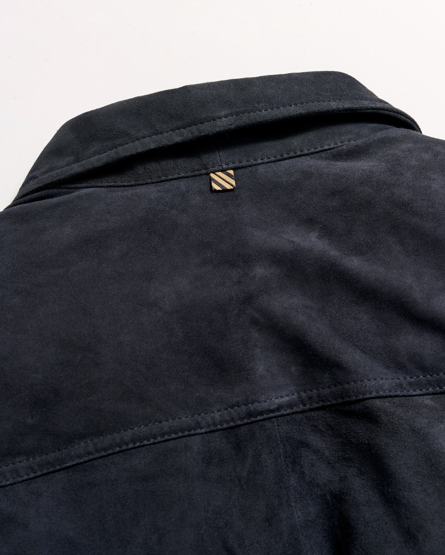 Suede Walt Jacket Navy Billy Reid